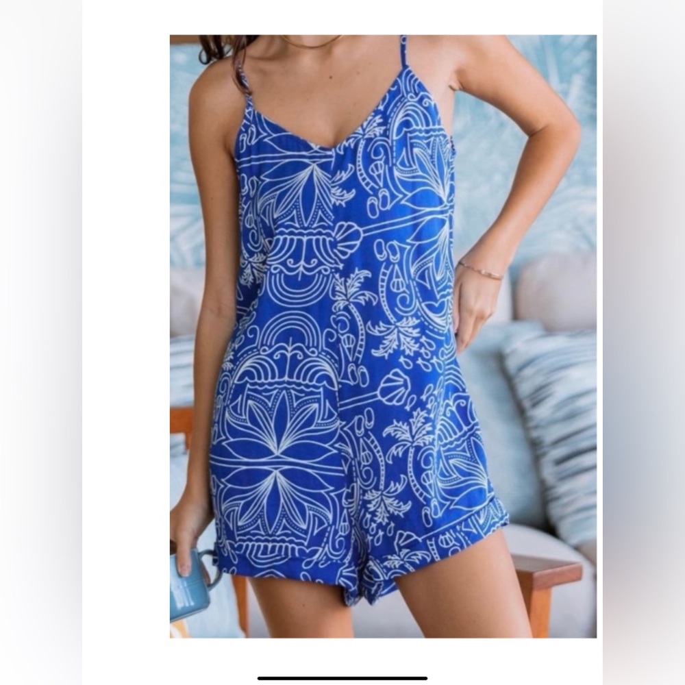 Fighting Eel/Ava Sky Romper Sz Sm